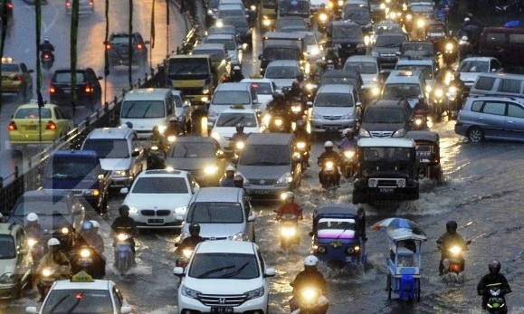 Kantor Jokowi Kebanjiran, Air Genangi Kawasan Kuningan